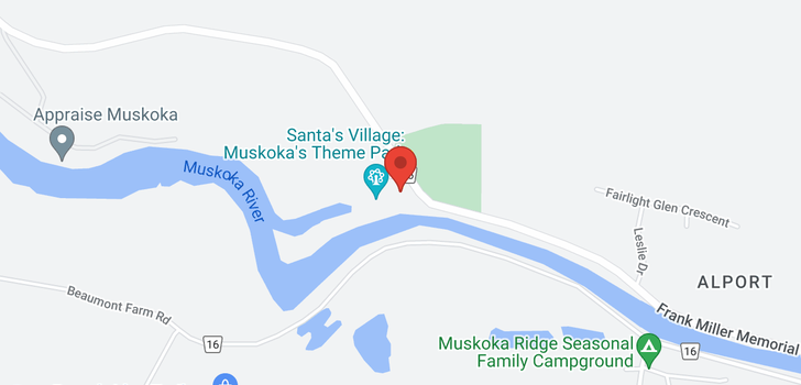 map of 379 SANTA'S VILLAGE ROAD